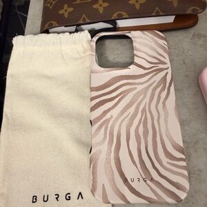 New iPhone 16 Pro Max MagSafe BURGA Zebra Print iPhone Case